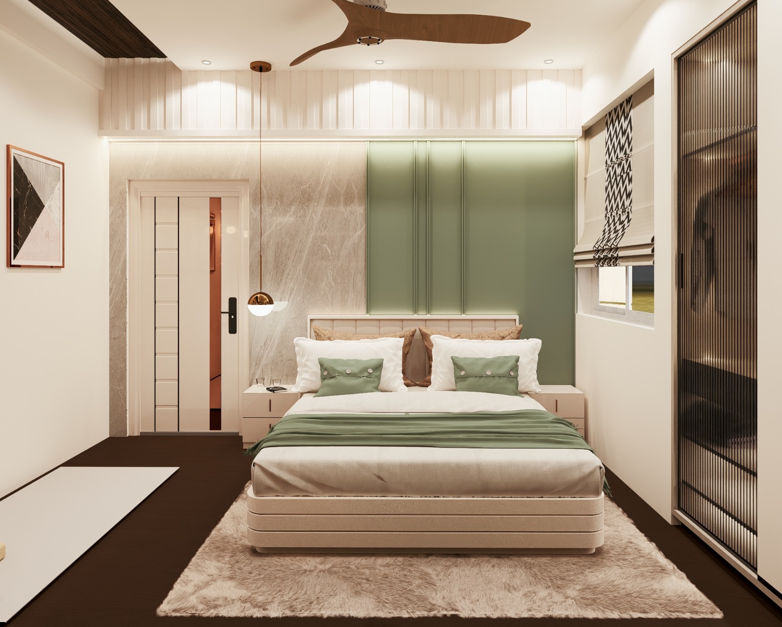 Ketaki Interiors master bedroom project